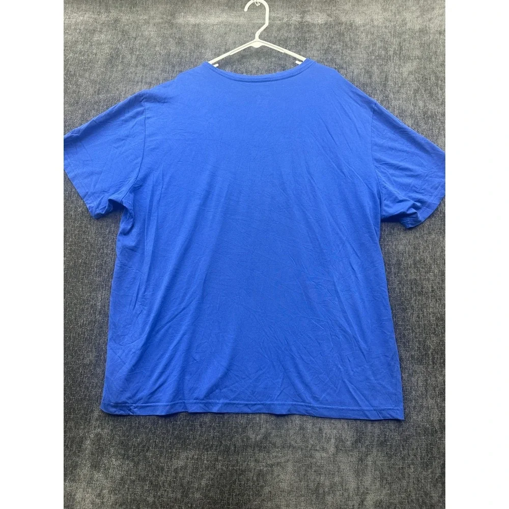 Nike Elite Dri-Fit T-Shirt Mens 3XL Blue Graphic Cotton Short Sleeve Casual